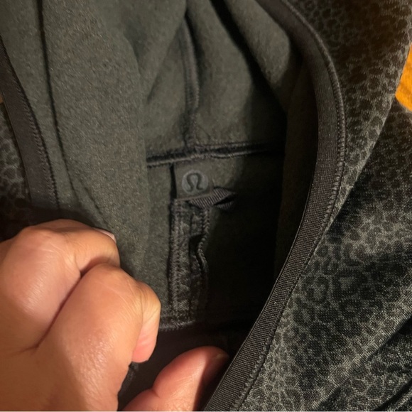 Lululemon Lab Double-Knit Jacquard Hoodie in Leopard Sz XL Relaxed Fit Lounge - Picture 13 of 16